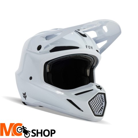 FOX KASK OFF-ROAD V3 RS CARBON SOLID WHITE