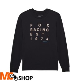 FOX KOSZULKA DŁUGI RĘKAW LADY EST.1974 LS TEE BLAC