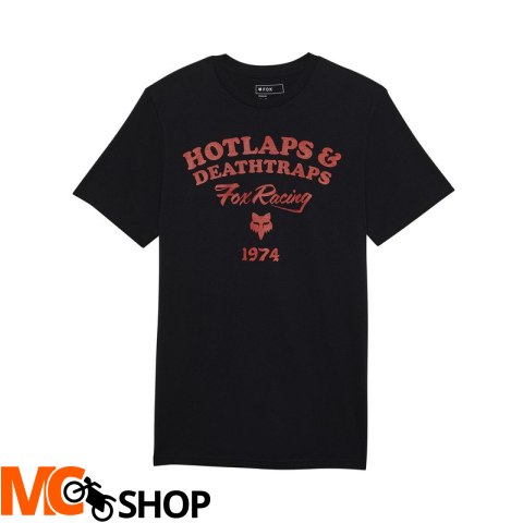 FOX T-SHIRT HOTLAPS PREM TEE BLACK