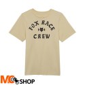 FOX T-SHIRT JUNIOR RACE CREW CREAM