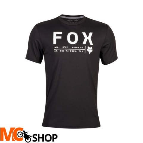 FOX T-SHIRT NON STOP TECH BLACK