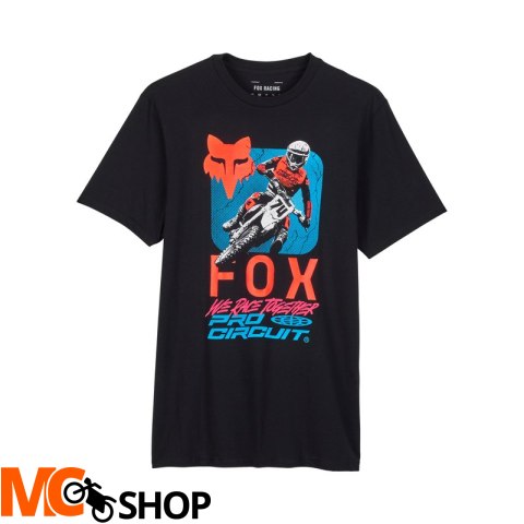 FOX T-SHIRT X PRO CIRCUIT PREM BLACK