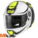 GIVI KASK X.27 DIMENSION SZCZĘKOWY BIAŁY GRAF FLUO