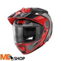 GIVI KASK X.27 TOURER SZCZĘKOWY CZARNY Z CZERWONYM