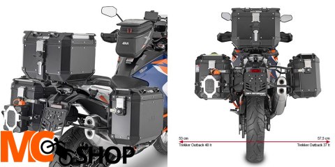 GIVI STELAŻ KUFRÓW BOCZNYCH OUTBACK EVO KTM 1290