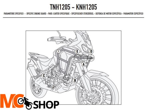 GIVI OSŁONA SILNIKA GMOLE HONDA CRF1100L Africa Tw