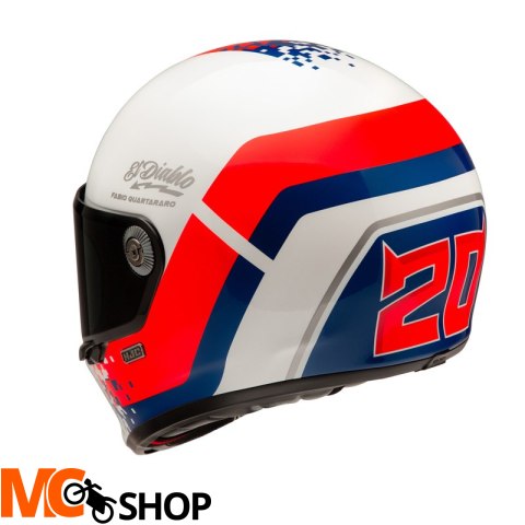 HJC KASK INTEGRALNY V10 FQ20 RETRO WHITE/RD/BLUE