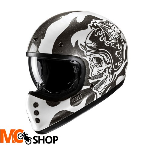 HJC KASK INTEGRALNY V60 FLAME BLACK/WHITE