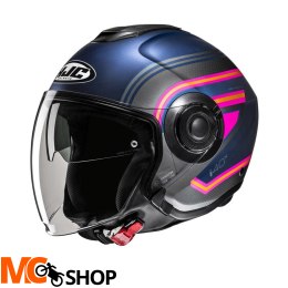 HJC KASK OTWARTY I40N LINIA BLUE/PINK