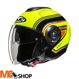 HJC KASK OTWARTY I40N LINIA YELLOW/BLACK