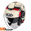 HJC KASK OTWARTY I40N VELU BEIGE/RED