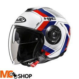 HJC KASK OTWARTY I40N VELU WHITE/RED