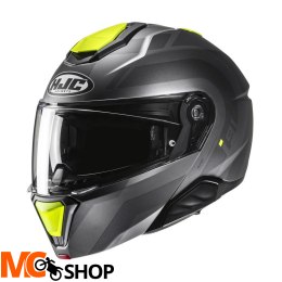 HJC KASK SYSTEMOWY I91 ARVEN GREY/YELLOW