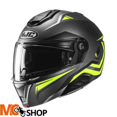 HJC KASK SYSTEMOWY I91 TRICUS BLACK/YELLOW