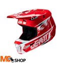 LEATT KASK OFF-ROAD Z GOGLAMI KIT MOTO 3.5 V25 RED