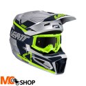 LEATT KASK Z GOGLAMI KIT MOTO 3.5 V25 STEEL