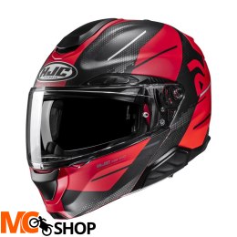 HJC KASK SYSTEMOWY RPHA91 BLAT RED/BLACK