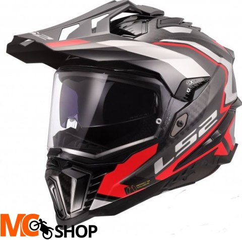 LS2 KASK ADVENTURE MX701 EXPLORER C FRON II RED-06