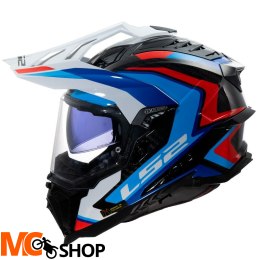 LS2 KASK ADVENTURE MX701 EXPLORER C FRON II WH.BL.