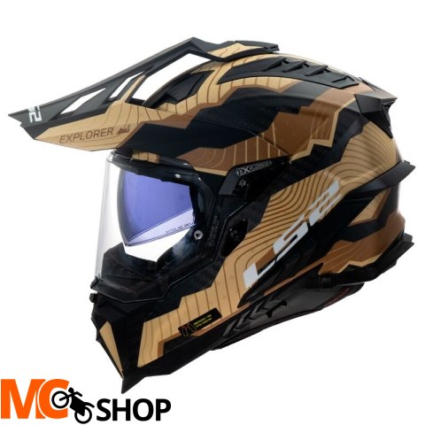 LS2 KASK ADVENTURE MX701 EXPLORER C TRICK M.BROWN