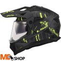 LS2 KASK ADVENTURE MX702 PIONEER II CRAZY M.BLACK