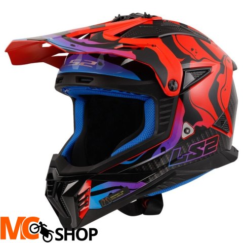 LS2 KASK OFF-ROAD MX708 FAST II WASH GLOSS RED