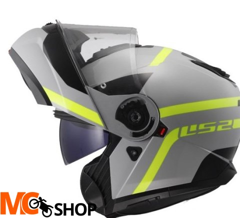 LS2 KASK SYSTEMOWY FF908 STROBE II AUTOX GREY