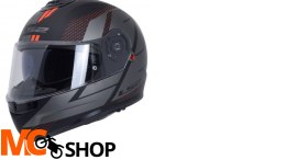 LS2 KASK SZCZĘKOWY FF908 STROBE II CODE BLACK GREY