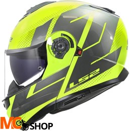 LS2 KASK SZCZĘKOWY FF908 STROBE II H-V YEL. GREY-