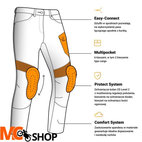 OZONE SPODNIE JEANS FASTER TAPERED FIT BLACK