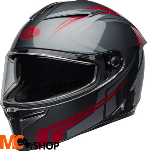 BELL KASK INTEGRA LITHIUM ECE6 JETSTREAM GR/CA RED