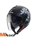 CABERG KASK JET BLENDA RIVIERA V4X MIA CZ MAT/BI/S