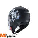 CABERG KASK JET BLENDA RIVIERA V4X MIA CZ MAT/BI/S