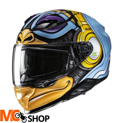 HJC KASK INTEGRALNY F71 MONKEY DJ BLUE/ORANGE