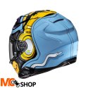 HJC KASK INTEGRALNY F71 MONKEY DJ BLUE/ORANGE