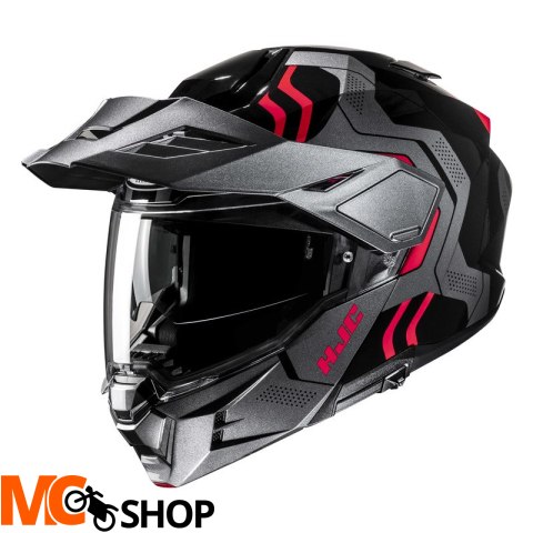 HJC KASK SYSTEMOWY I80 VELLY BLACK/RED