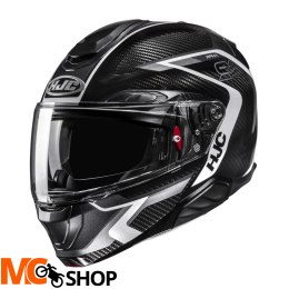 HJC KASK SYSTEMOWY RPHA91 CARBON LAGOS BLACK/WHITE