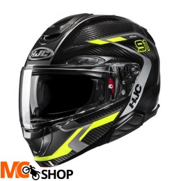 HJC KASK SYSTEMOWY RPHA91 CARBON LAGOS BLACK/YELLO