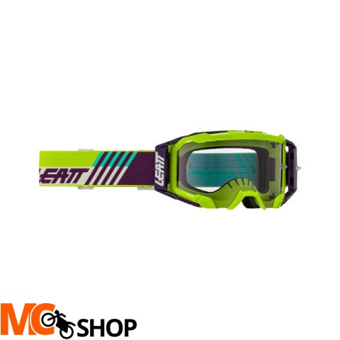 LEATT GOGLE VELOCITY 5.5 CRYZTAL 75 VLT LIME PURPL