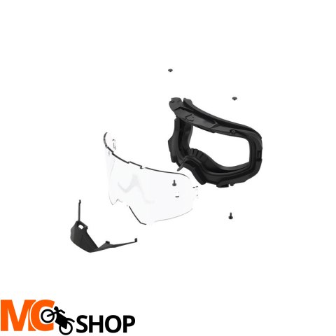 LEATT GOGLE VELOCITY 6.5 IRIZ 50 VLT FORGE SILVER