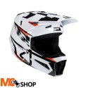 LEATT KASK Z GOGLAMI JUNIOR KIT MOTO 3.5 V25 WHITE