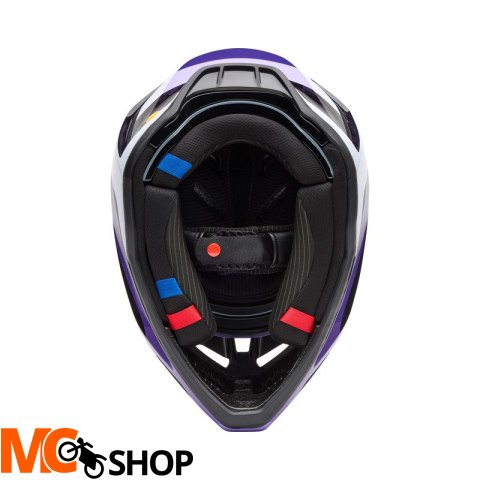 FOX KASK OFF-ROAD V3 RS GRID BLACK/PURPLE