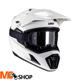 LEATT KASK Z GOGLAMI KIT ADV 8.5 V25 WHITE