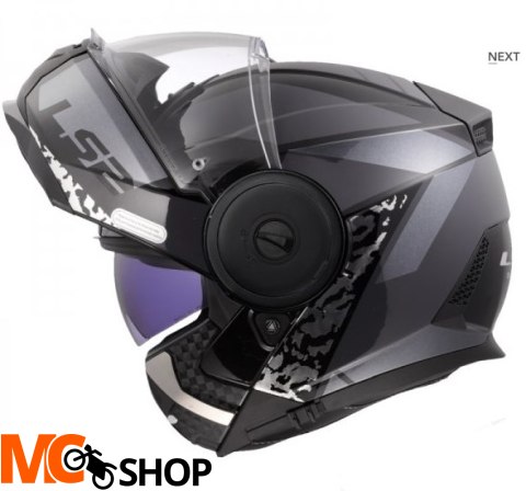LS2 KASK MODUŁOWY FF902 SCOPE II OXYD BLACK TITAN