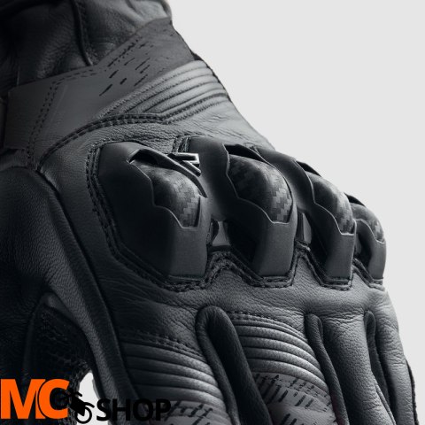 REBELHORN RĘKAWICE MOTOCYKLOWE SKÓRZANE VIPER BLAC