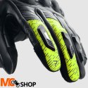 REBELHORN RĘKAWICE SKÓRZANE VIPER BLACK/GRE/FL YEL