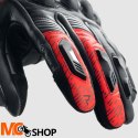 REBELHORN RĘKAWICE SKÓRZANE VIPER BLACK/GR/FLU RED