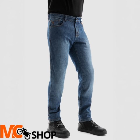 REBELHORN SPODNIE JEANS BRONCO MONOLAYER WASHED BL