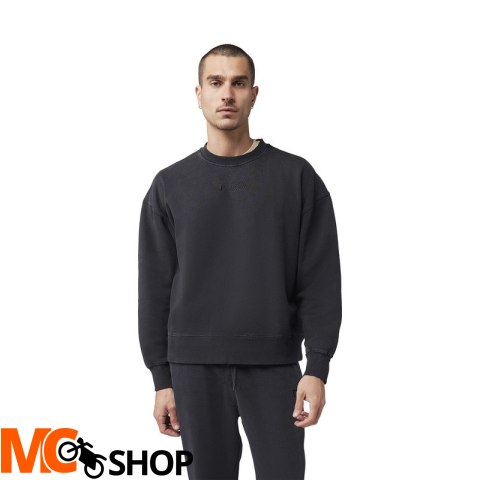 BLUZA FOX WORDMARK OVERSIZED FLEECE CREW BLACK