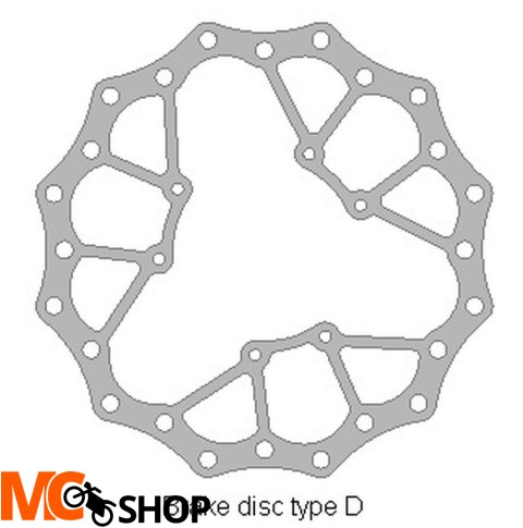 DELTA BRAKING ONL_DBD059D TARCZA HAMULCOWA HONDA C